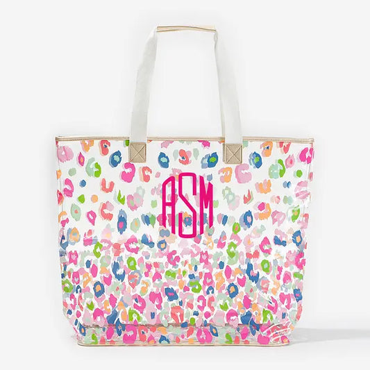 Monogrammed Large Beach Bag