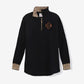 Monogrammed Quarter Zip Sweatshirt