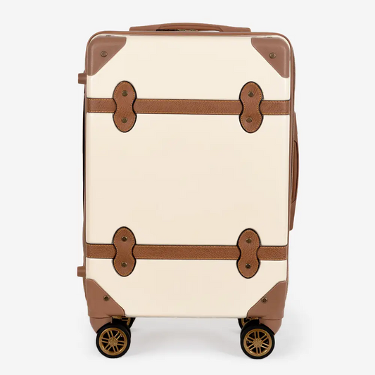 Monogrammed Vintage Carry-On Suitcase