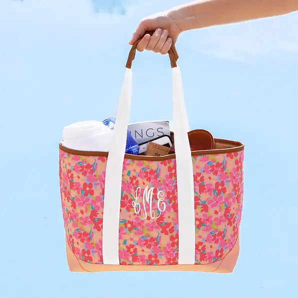 Monogrammed Boat Tote