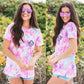 Monogrammed Tie Dye T-Shirt