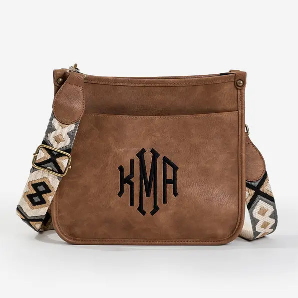 Monogrammed Saddlebag