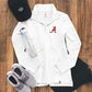 Alabama Crimson Tide Pullover Sweatshirt in White