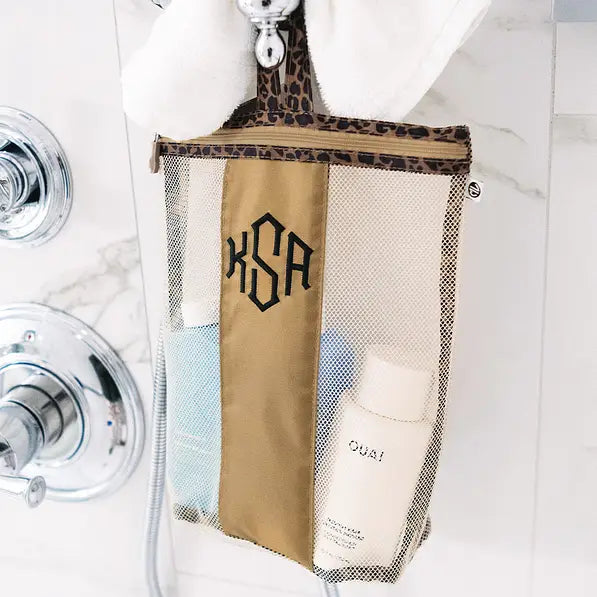 Monogrammed Shower Bag