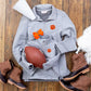 Clemson Tigers Pullover Sweatshirt in Heathered Gray