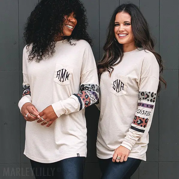 Monogrammed Long Sleeve Shirt