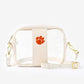 Clemson Tigers Clear Stadium Crossbody Bag