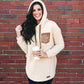 Monogrammed Sherpa Hoodie