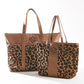 Monogrammed Leopard Pocket Tote