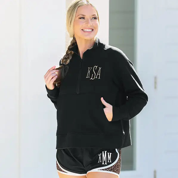 Monogrammed Running Shorts