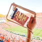 Monogrammed Clear Stadium Wristlet