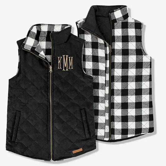 Monogrammed Reversible Vest