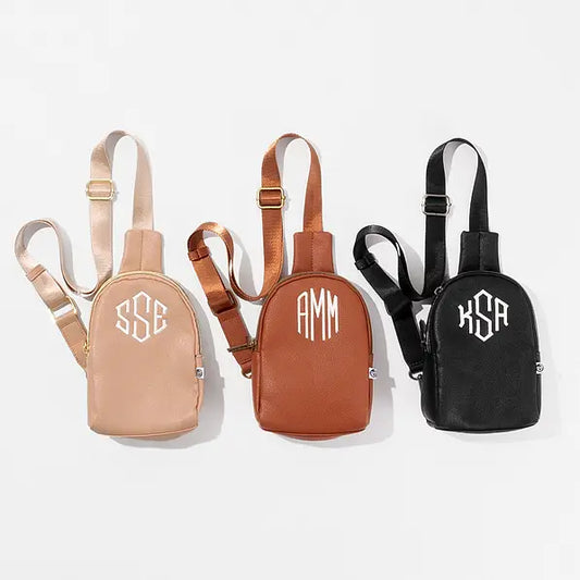 Monogrammed Sling Bag