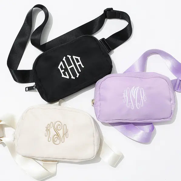 Monogrammed Belt Bag