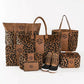 Monogrammed Leopard Weekender