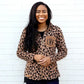 Monogrammed Leopard Fleece Jacket