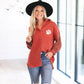 Clemson Tigers Boho Tunic in Clay