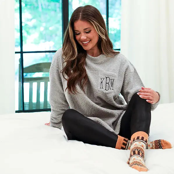 Monogrammed Cozy Sweatshirt