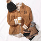 Monogrammed Sherpa Jacket