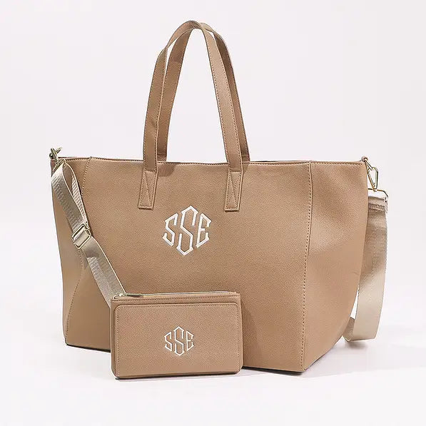 Monogrammed Carry On Travel Tote