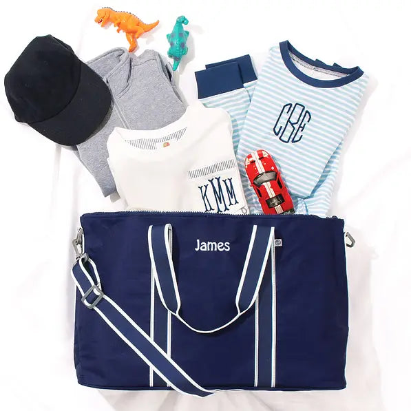 Monogrammed Kids Weekend Bag