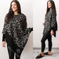 Monogrammed Leopard Poncho