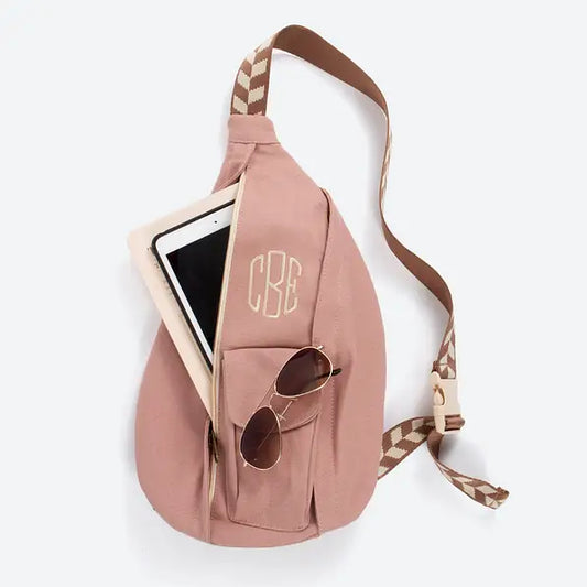 Monogrammed Sling Pack