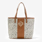 Monogrammed Leopard Tote Bag