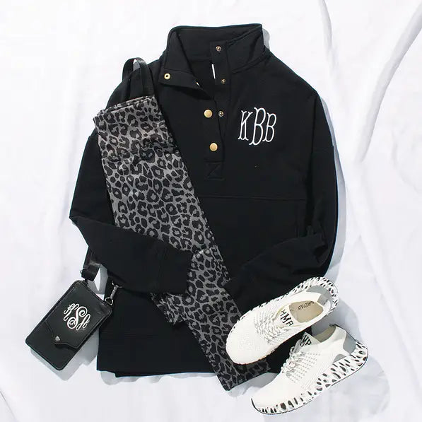 Monogrammed Pullover