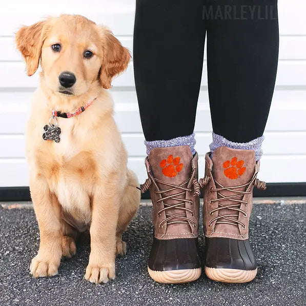 Clemson Tigers Duck Boots