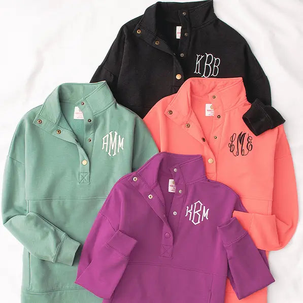 Monogrammed Pullover