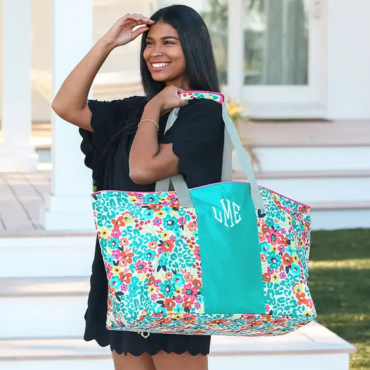 Monogrammed Extra Large Tote Bag