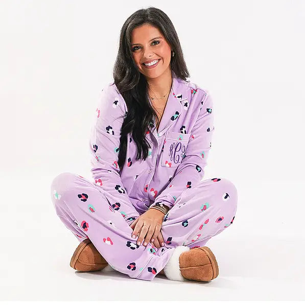 Monogrammed Softspun Pajama Set