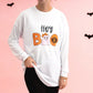 Personalized Hey Boo Long Sleeve Shirt