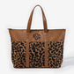 Monogrammed Leopard Pocket Tote