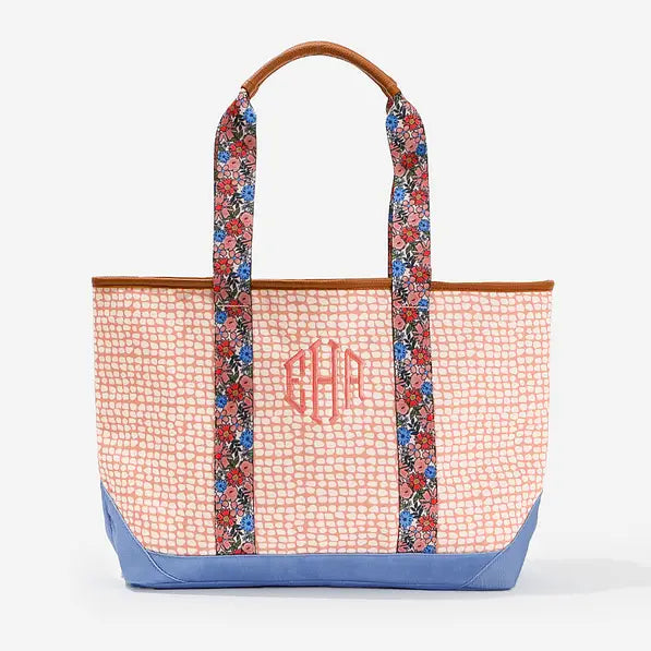 Monogrammed Boat Tote