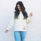 Monogrammed Puff Sleeve Sweatshirt