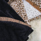 Monogrammed Leopard Sherpa Jacket