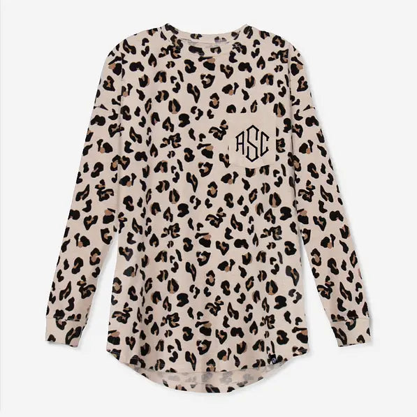 Monogrammed Long Sleeve Shirt