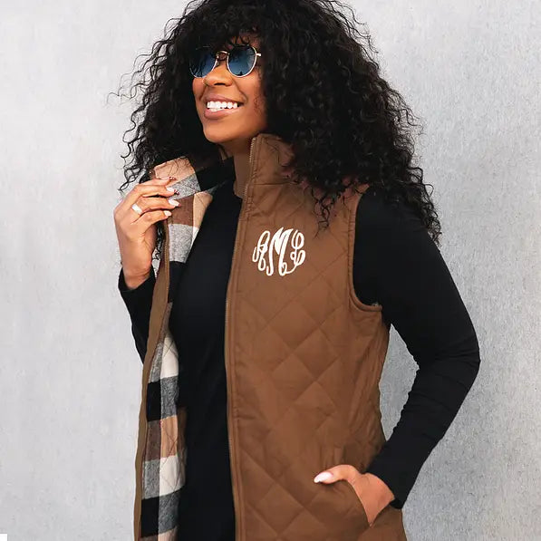 Monogrammed Reversible Vest