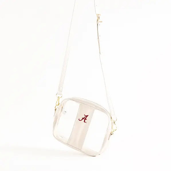 Alabama Crimson Tide Clear Stadium Crossbody Bag