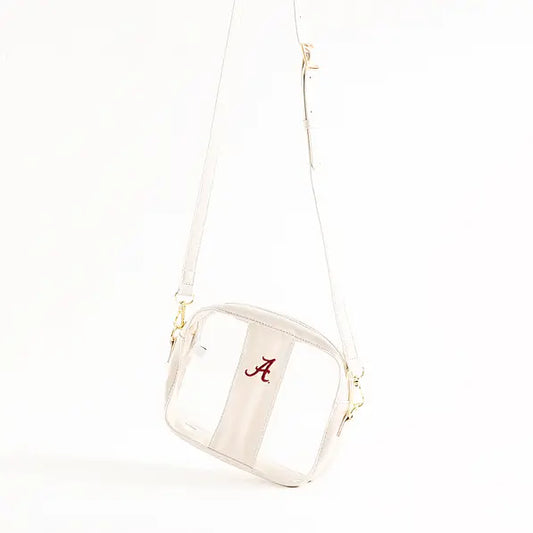 Alabama Crimson Tide Clear Stadium Crossbody Bag