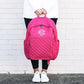 Monogrammed Quilted Laptop Backpack