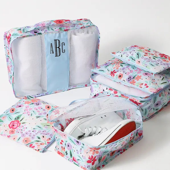 Monogrammed Packing Bag Set