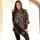 Monogrammed Leopard Poncho