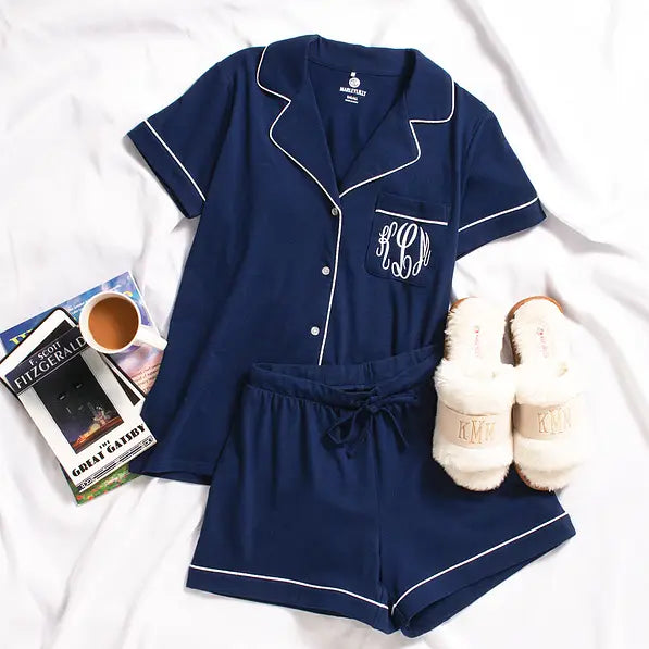 Monogrammed Classic Sleep Set