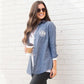 Monogrammed Button Down Tunic