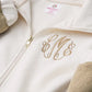 Monogrammed Quilted Pullover Tunic