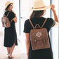 Monogrammed Backpack Purse