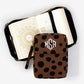 Monogrammed Leopard Bible Carrier